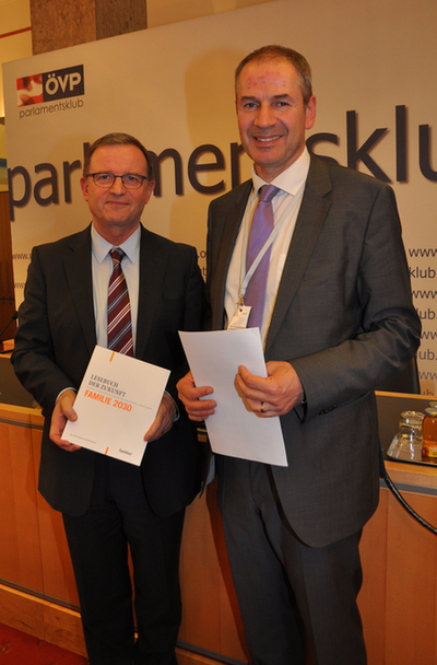 KFÖ-Präsident Alfred Trendl & VP-Klubobmann Karl-Heinz Kopf (Foto: KFVW/Cancura)