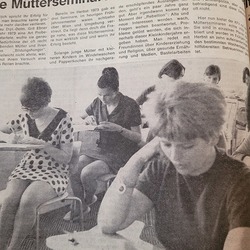 Fortbildungen für Mütter- nicht selbstverständich 1970