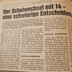 Ein Dauerbrenner für Familien - die liebe Schule